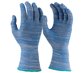 MAXISAFE GLOVES G-FORCE MICROFRESH CUT-5 BLUE FOOD GRD SM
